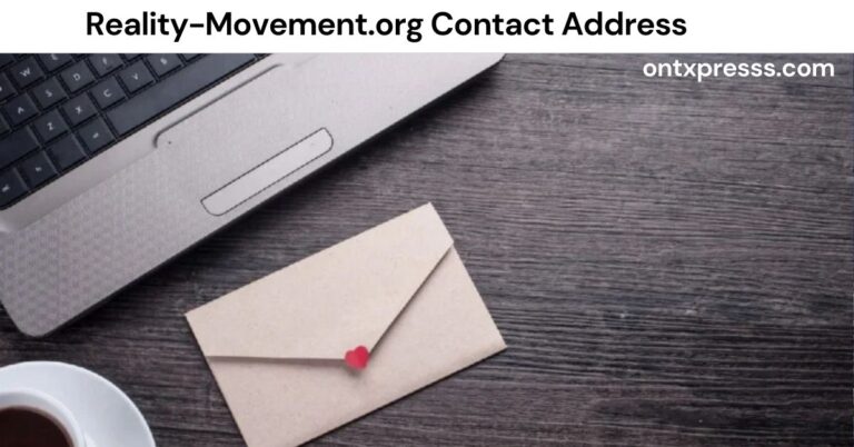 Reality-Movement.org Contact Address